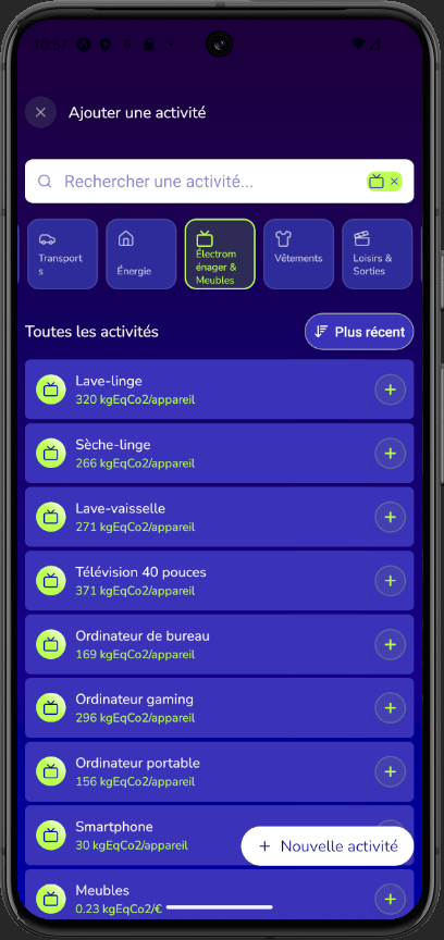 Ajouter une dépense Bilanxeo